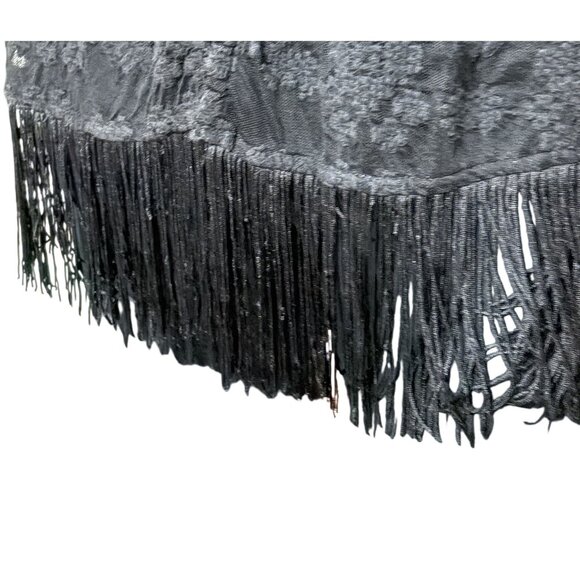 Maurices Black Lace Cardigan with Tassels Size Medium - Picture 3 of 4